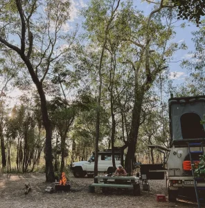 Camping at Merl Campground