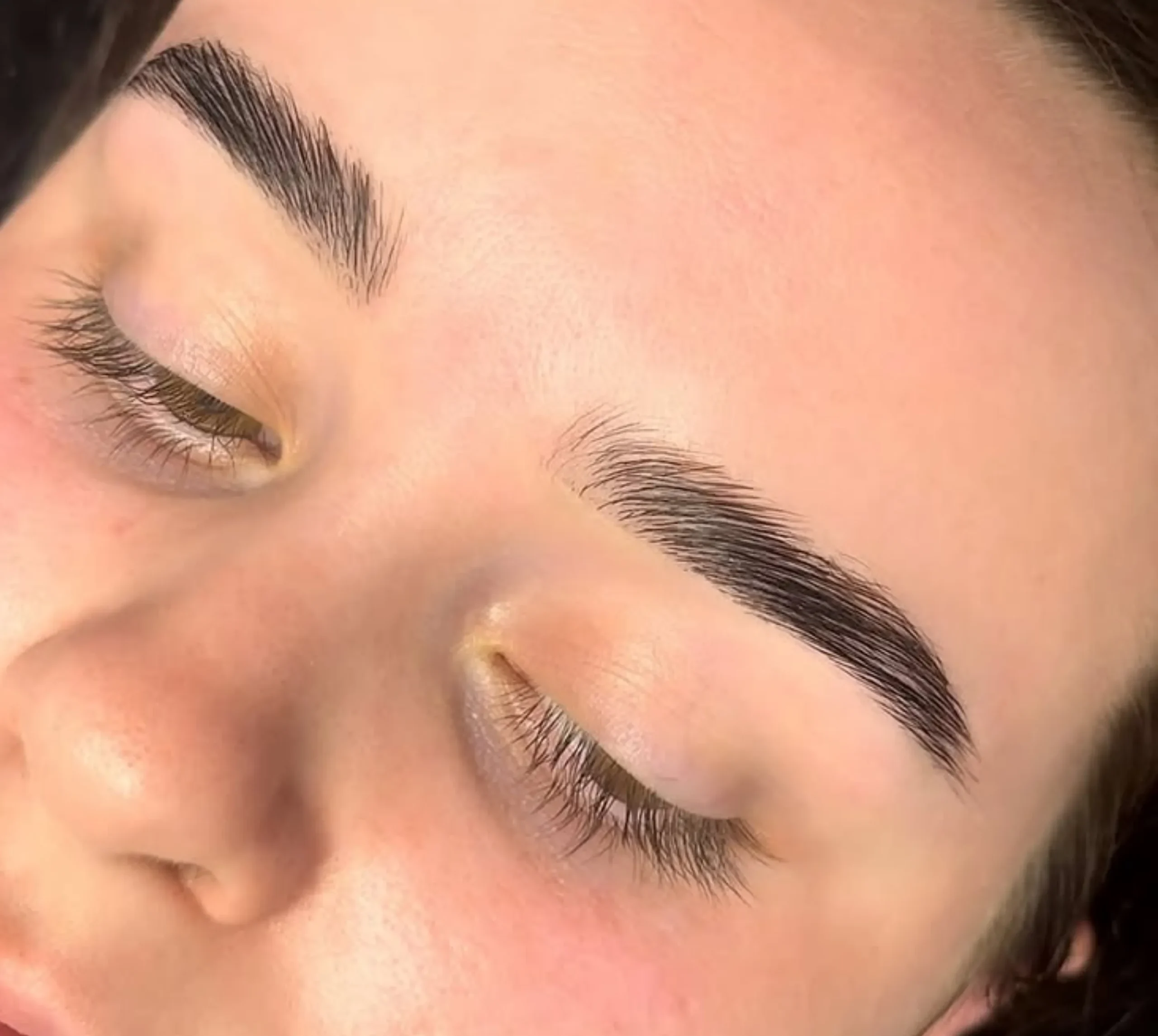 powder brows healing stages