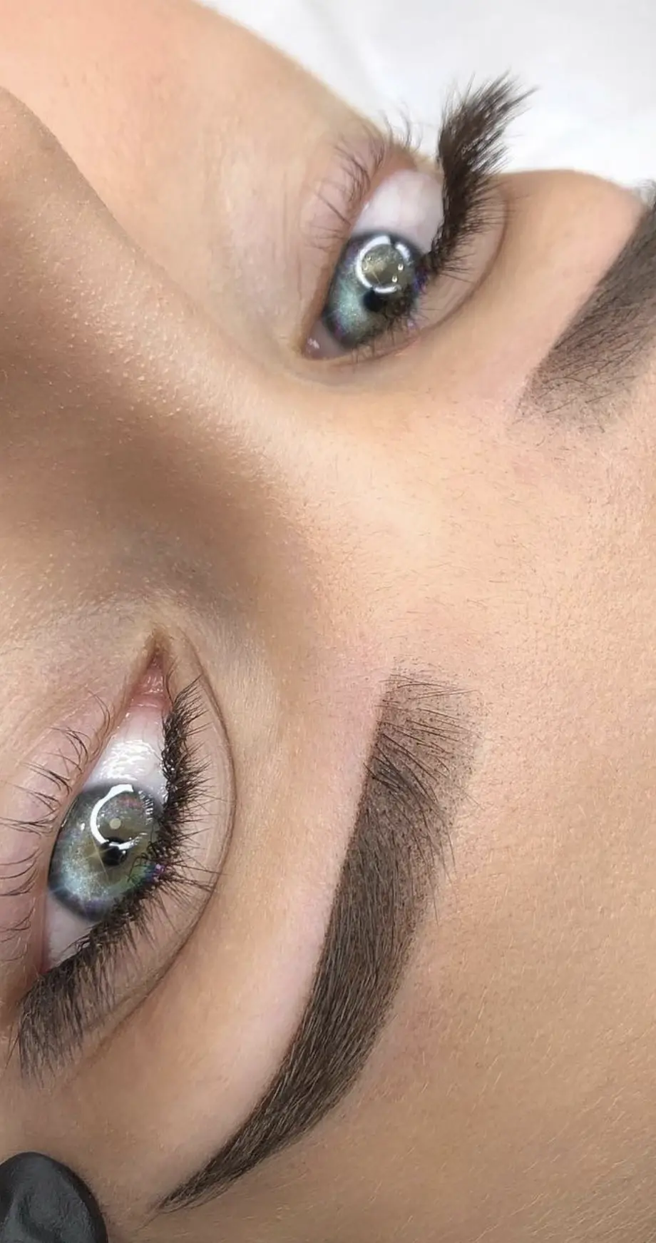 ombre brows for blondes